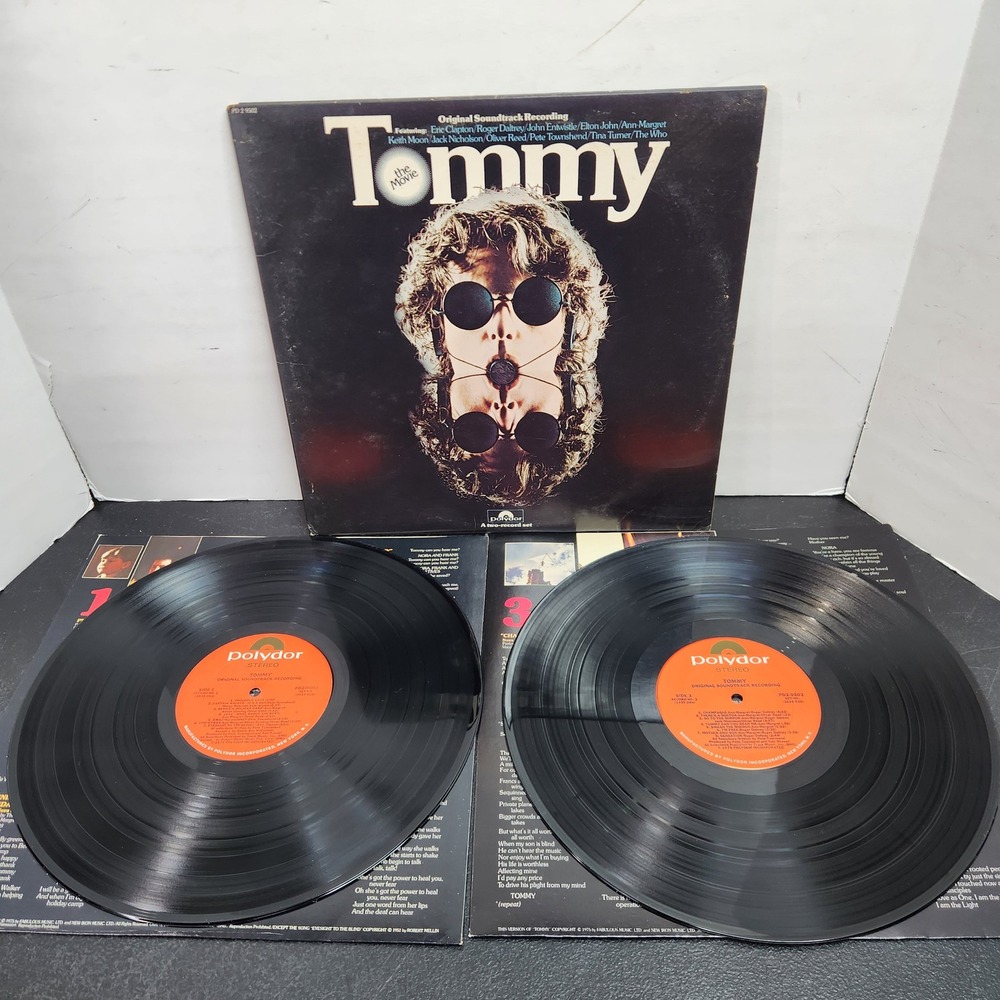 Tommy Movie Soundtrack The Who Polydor PD2-9502 2LP Vinyl Eric Clapton
